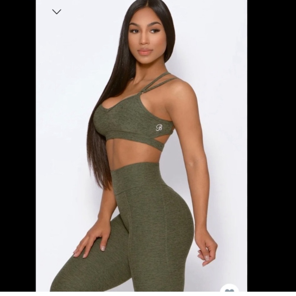 Bombshell sportswear RARE legging fern green size M